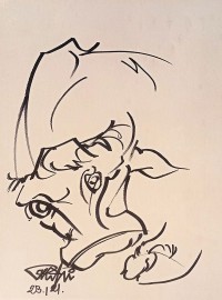 Mansoor Rahi, 10 x 14 Inch, Marker on Paper, Figurative Painting, AC-MSR-169
